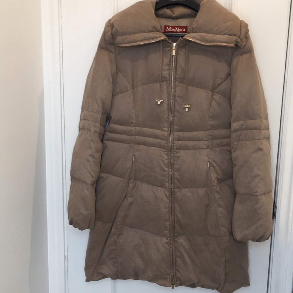 Maxmara Studio Down Feather Coat Size 8